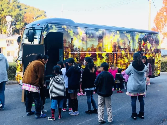 プペルバス訪問時の様子